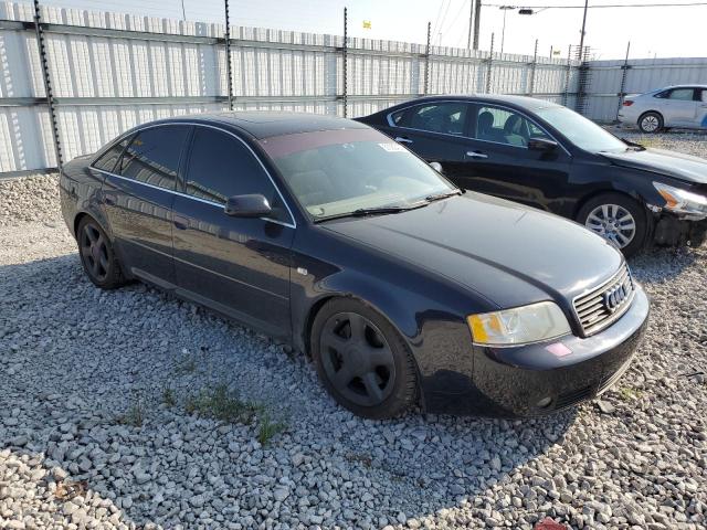 WAULD64B43N036679 - 2003 AUDI A6 2.7T QUATTRO BLUE photo 4