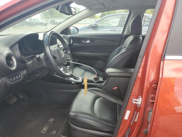 3KPF54ADXKE070877 - 2019 KIA FORTE EX ORANGE photo 7