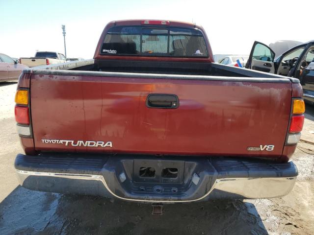 5TBRT34163S397856 - 2003 TOYOTA TUNDRA ACCESS CAB SR5 BURGUNDY photo 6