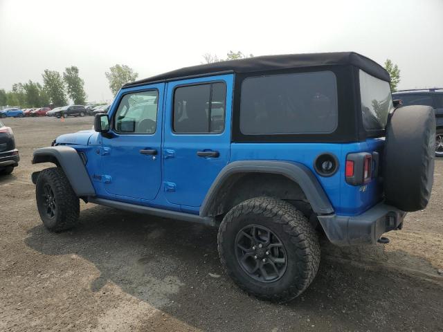 1C4PJXDN3RW181003 - 2024 JEEP WRANGLER SPORT BLUE photo 2