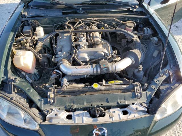 JM1NB353410214656 - 2001 MAZDA MX-5 MIATA BASE GREEN photo 11