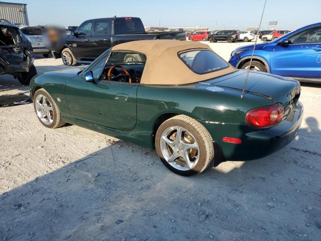 JM1NB353410214656 - 2001 MAZDA MX-5 MIATA BASE GREEN photo 2