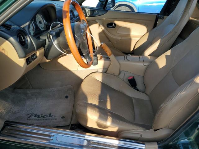 JM1NB353410214656 - 2001 MAZDA MX-5 MIATA BASE GREEN photo 7