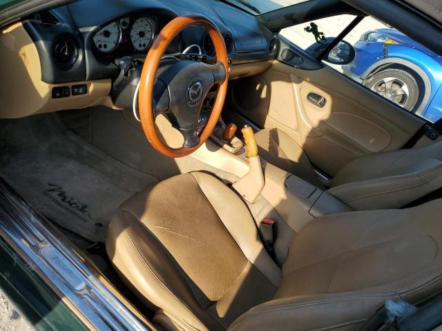 JM1NB353410214656 - 2001 MAZDA MX-5 MIATA BASE GREEN photo 8