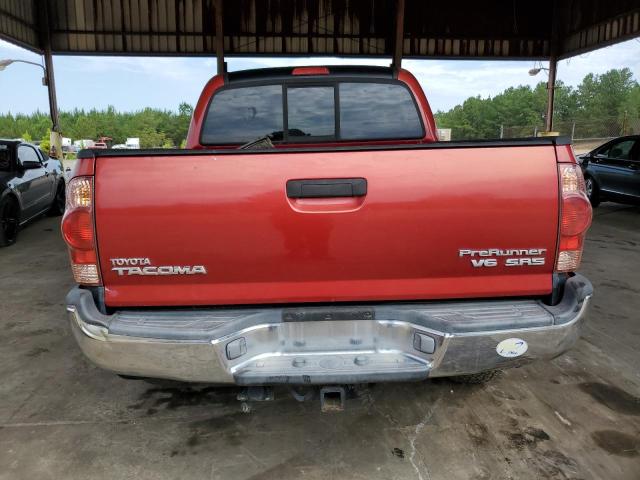 3TMJU62N26M010281 - 2006 TOYOTA TACOMA DOUBLE CAB PRERUNNER RED photo 6