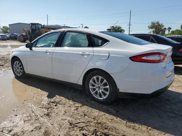 3FA6P0G78FR175698 - 2015 FORD FUSION S WHITE photo 2