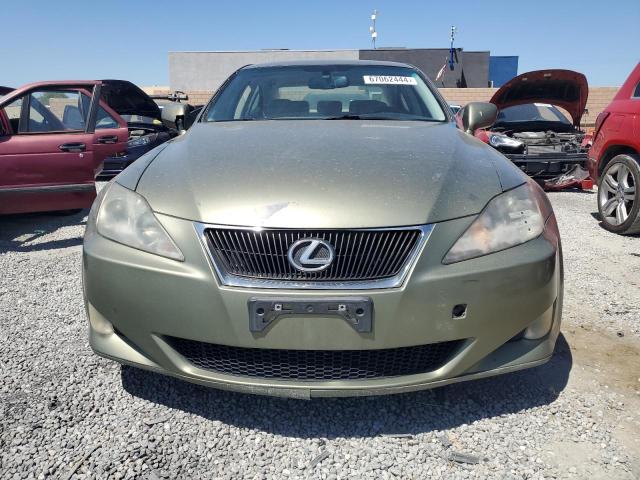 JTHBK262182076025 - 2008 LEXUS IS 250 GREEN photo 5