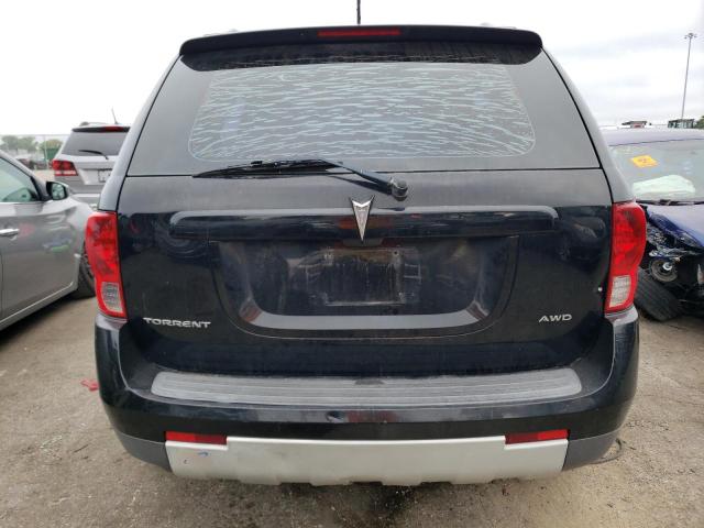 2CKDL43F086349459 - 2008 PONTIAC TORRENT BLACK photo 6