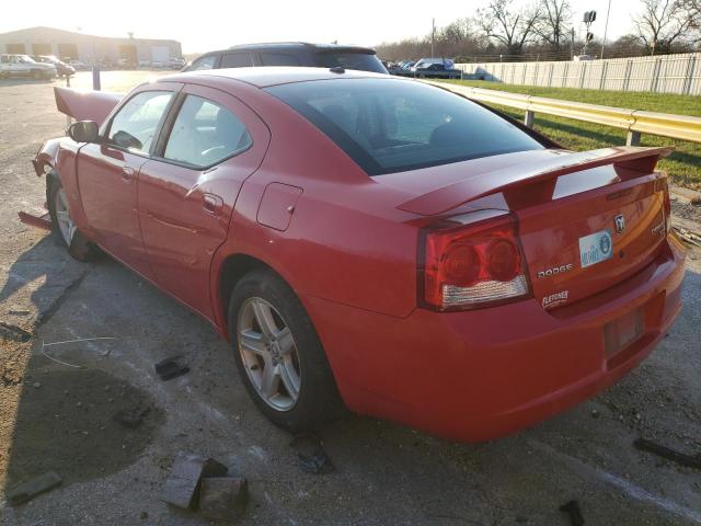 2B3KA33V39H600763 - 2009 DODGE CHARGER SXT RED photo 3