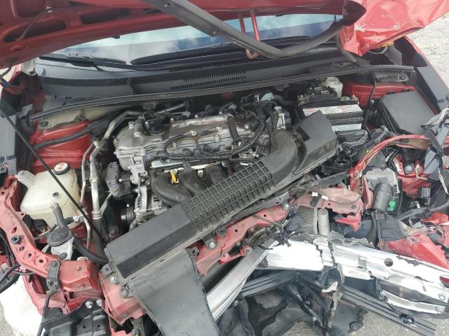 5YFEPRAE6LP108018 - 2020 TOYOTA COROLLA LE RED photo 11