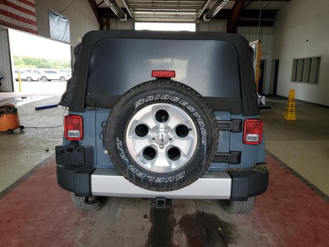 1C4AJWBG4EL325948 - 2014 JEEP WRANGLER SAHARA GRAY photo 6