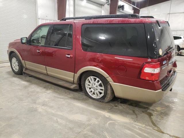 1FMJK1J52EEF49235 - 2014 FORD EXPEDITION EL XLT MAROON photo 2