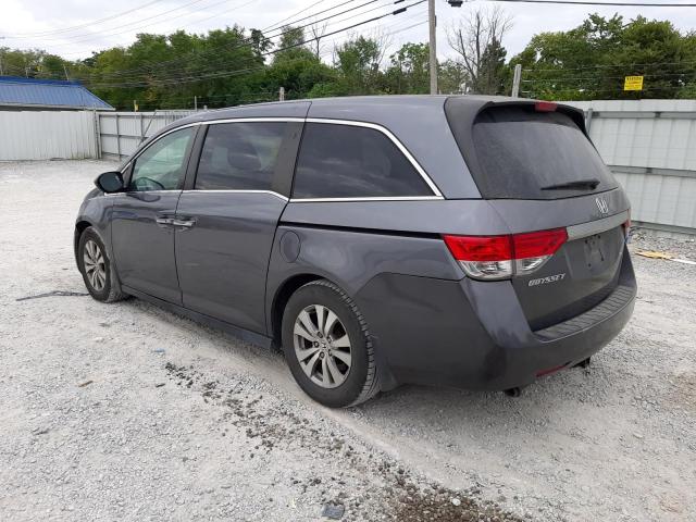 5FNRL5H67FB016923 - 2015 HONDA ODYSSEY EXL GRAY photo 2