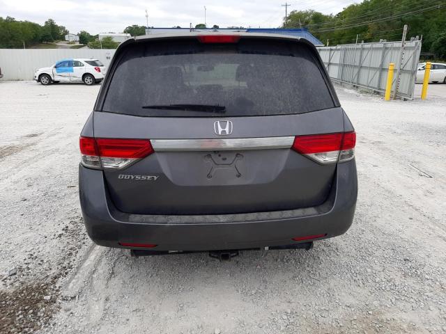 5FNRL5H67FB016923 - 2015 HONDA ODYSSEY EXL GRAY photo 6