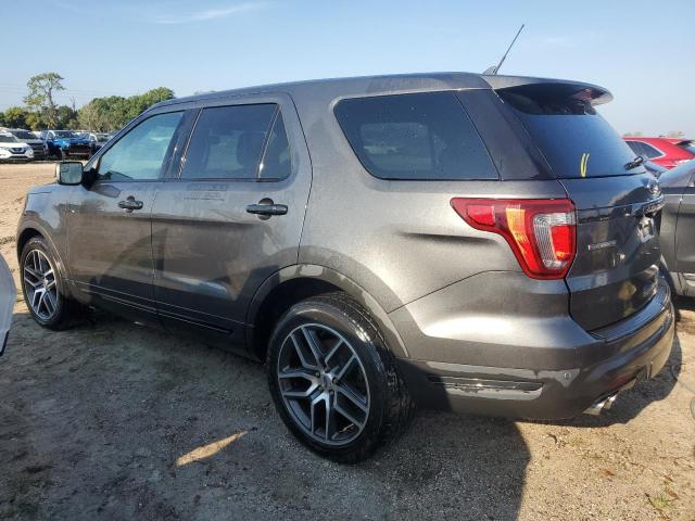 1FM5K8GT9JGA12327 - 2018 FORD EXPLORER SPORT GRAY photo 2