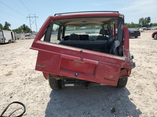 1J4FJ27L7KL571404 - 1989 JEEP CHEROKEE RED photo 6