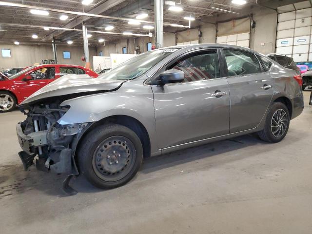 3N1AB7AP9GY279969 - 2016 NISSAN SENTRA S GRAY photo 1