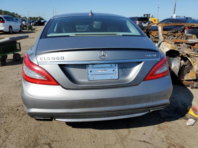 WDDLJ9BB2CA042879 - 2012 MERCEDES-BENZ CLS 550 4MATIC SILVER photo 6