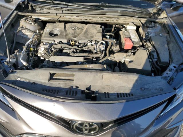 4T1R11AK3MU607742 - 2021 TOYOTA CAMRY LE GRAY photo 11