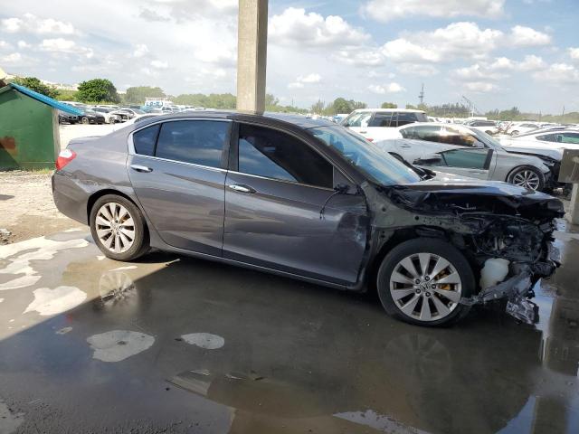 1HGCR2F85EA041688 - 2014 HONDA ACCORD EXL GRAY photo 4