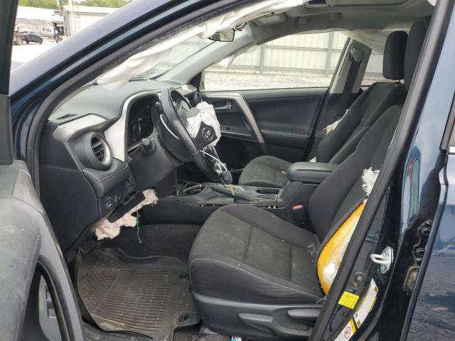 JTMWFREV8HJ110396 - 2017 TOYOTA RAV4 XLE BLUE photo 7