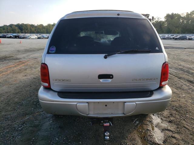 1B4HS48N42F185753 - 2002 DODGE DURANGO SLT SILVER photo 6