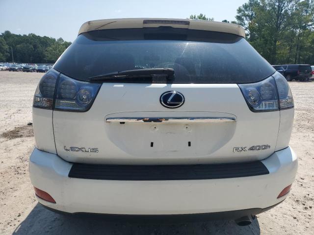 JTJHW31U882057922 - 2008 LEXUS RX 400H WHITE photo 6