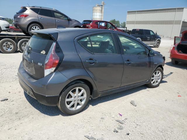 JTDKDTB32H1594148 - 2017 TOYOTA PRIUS C GRAY photo 3