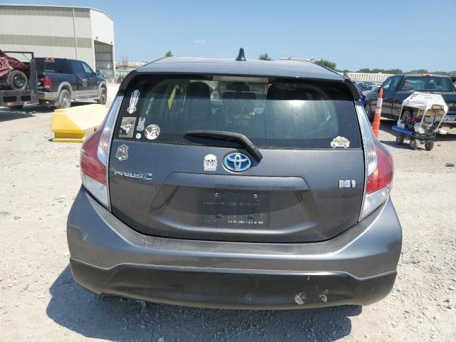 JTDKDTB32H1594148 - 2017 TOYOTA PRIUS C GRAY photo 6