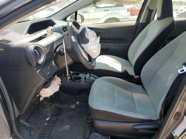 JTDKDTB32H1594148 - 2017 TOYOTA PRIUS C GRAY photo 7