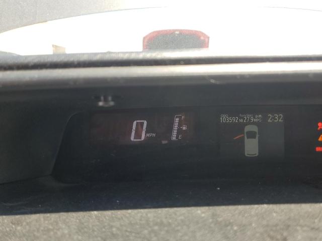 JTDKDTB32H1594148 - 2017 TOYOTA PRIUS C GRAY photo 9