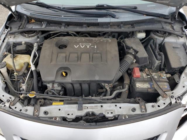 2T1BU4EE0AC505858 - 2010 TOYOTA COROLLA BASE 银色 照片 11