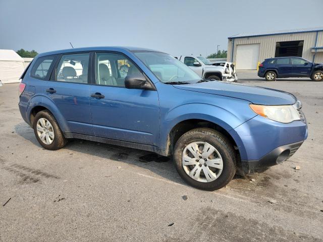 JF2SH6AC9AH732824 - 2010 SUBARU FORESTER 2.5X 蓝色 照片 4