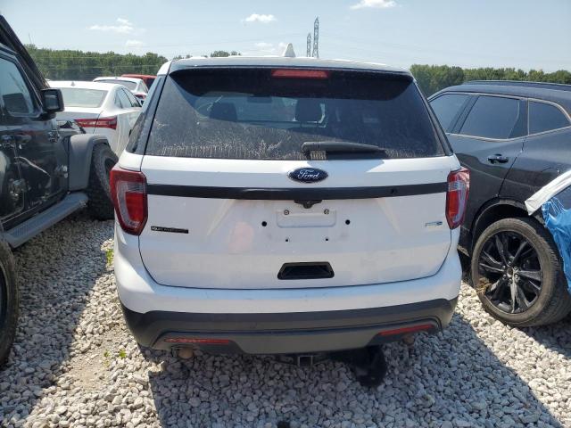1FM5K8AR3HGD92465 - 2017 FORD EXPLORER POLICE INTERCEPTOR WHITE photo 6