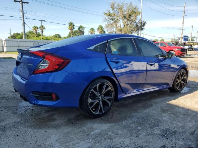 2HGFC2F87LH550386 - 2020 HONDA CIVIC SPORT 蓝色 照片 3