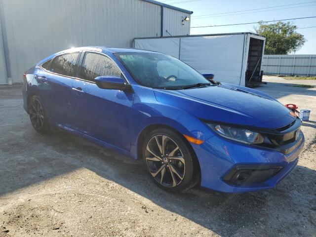 2HGFC2F87LH550386 - 2020 HONDA CIVIC SPORT 蓝色 照片 4