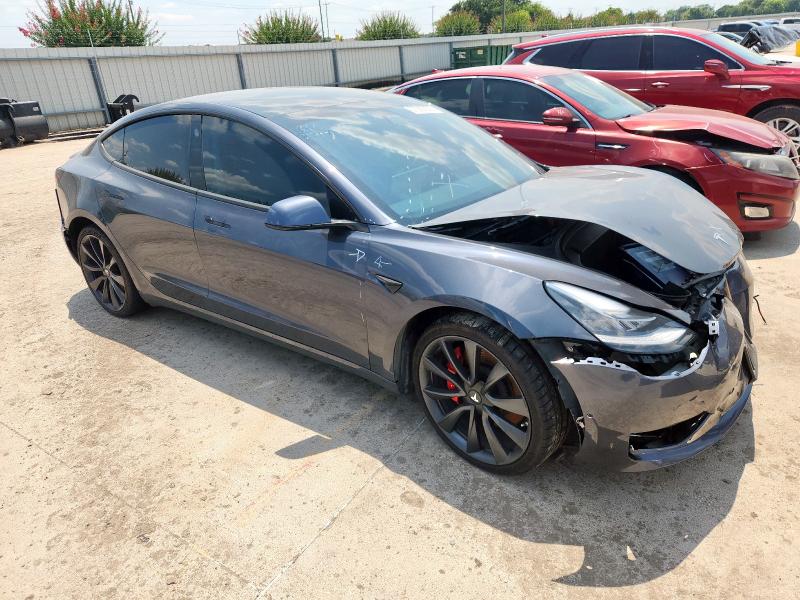 5YJ3E1EC4LF623764 - 2020 TESLA MODEL 3 Argent photo 4