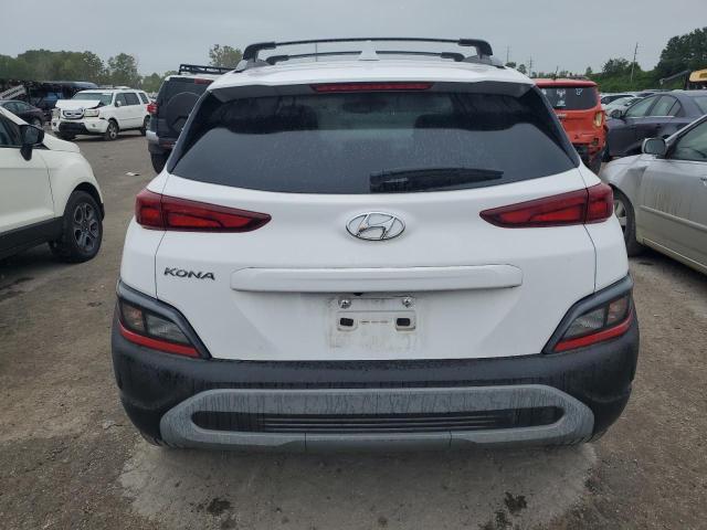 KM8K62AB7PU017038 - 2023 HYUNDAI KONA SEL WHITE photo 6