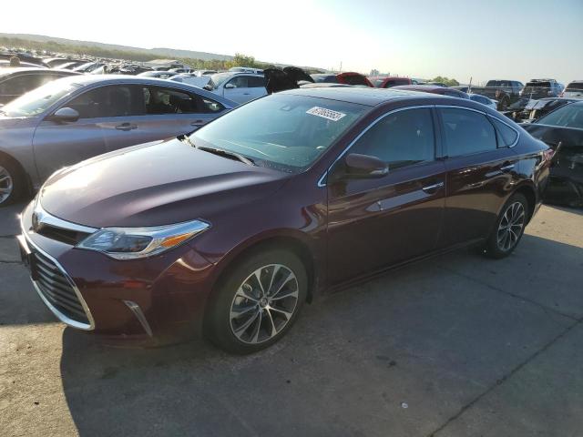 4T1BK1EB4JU287609 - 2018 TOYOTA AVALON XLE BURGUNDY photo 1