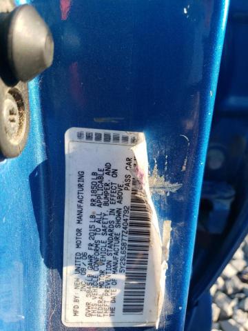 5Y2SL65877Z404792 - 2007 PONTIAC VIBE BLUE photo 12