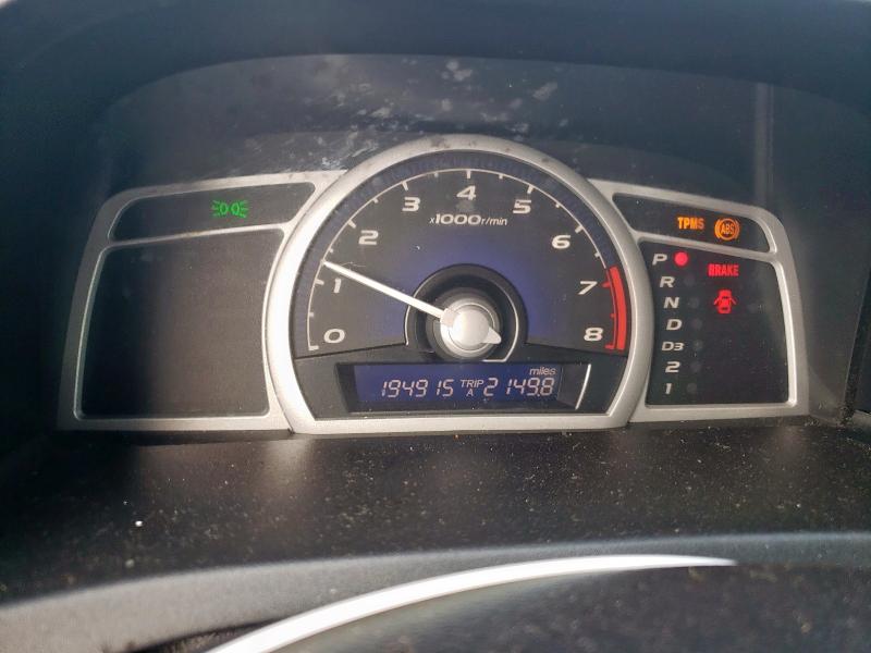 2HGFG1B66AH535734 - 2010 HONDA CIVIC LX SILVER photo 9