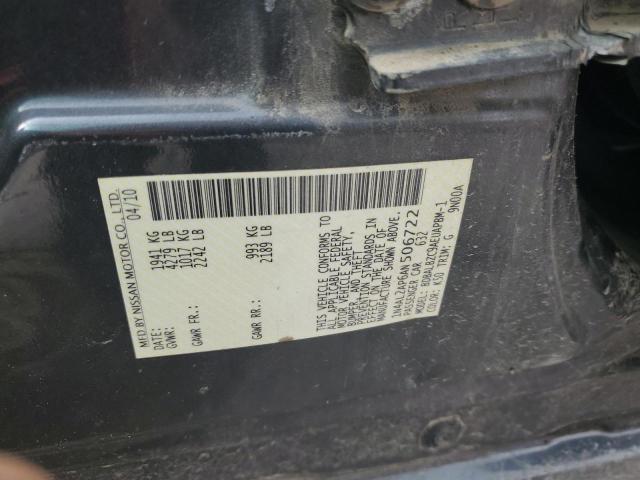 1N4AL2AP6AN506722 - 2010 NISSAN ALTIMA BASE GRAY photo 13