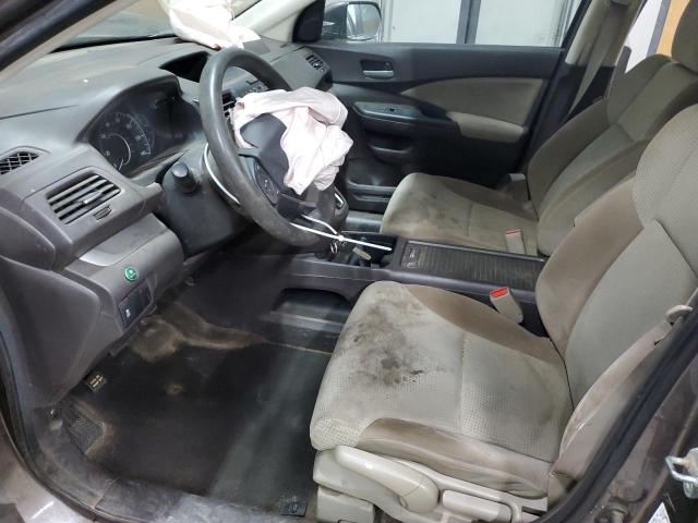 5J6RM4H59CL007027 - 2012 HONDA CR-V EX GRAY photo 7