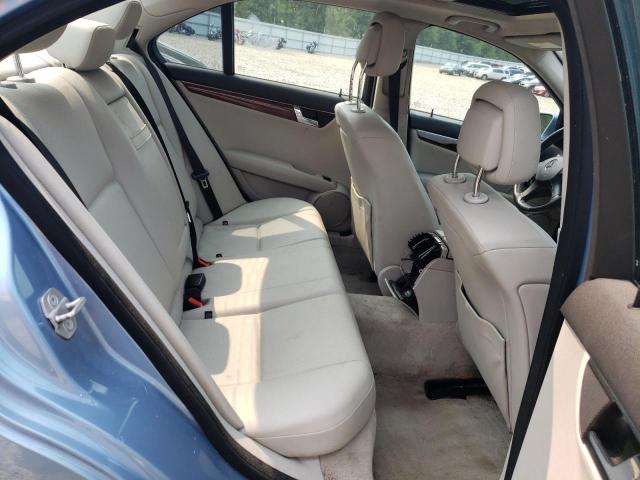 WDDGF8BB6BR161113 - 2011 MERCEDES-BENZ C 300 4MATIC BLUE photo 10