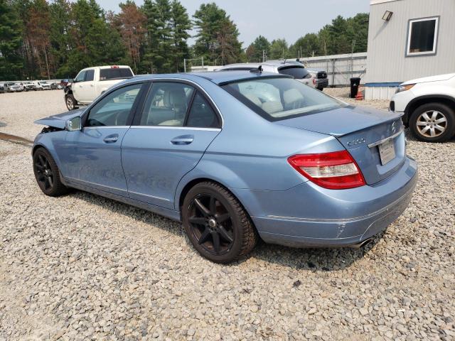 WDDGF8BB6BR161113 - 2011 MERCEDES-BENZ C 300 4MATIC BLUE photo 2
