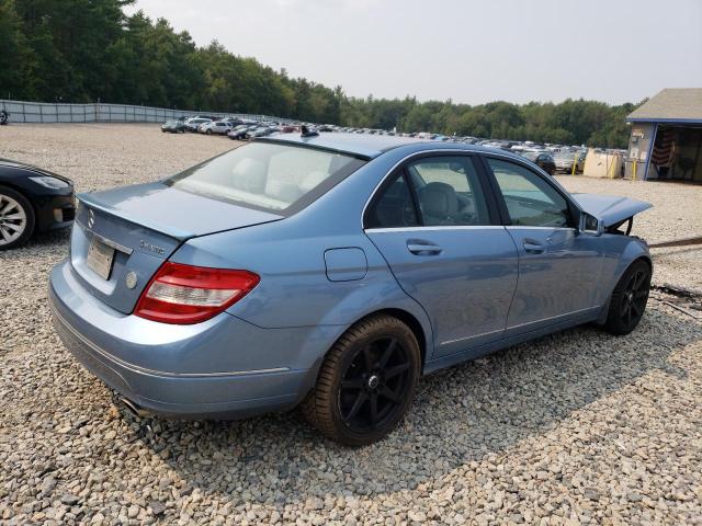 WDDGF8BB6BR161113 - 2011 MERCEDES-BENZ C 300 4MATIC BLUE photo 3