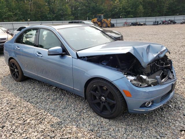 WDDGF8BB6BR161113 - 2011 MERCEDES-BENZ C 300 4MATIC BLUE photo 4
