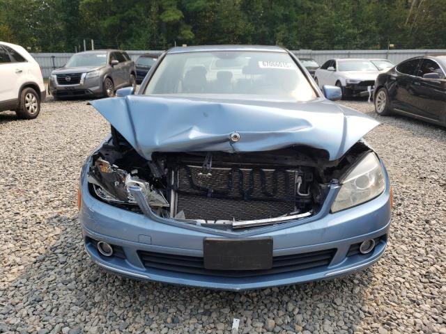 WDDGF8BB6BR161113 - 2011 MERCEDES-BENZ C 300 4MATIC BLUE photo 5