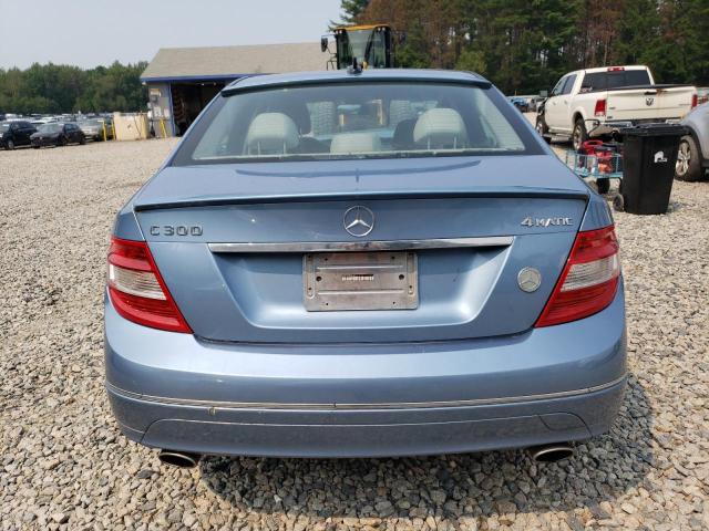 WDDGF8BB6BR161113 - 2011 MERCEDES-BENZ C 300 4MATIC BLUE photo 6