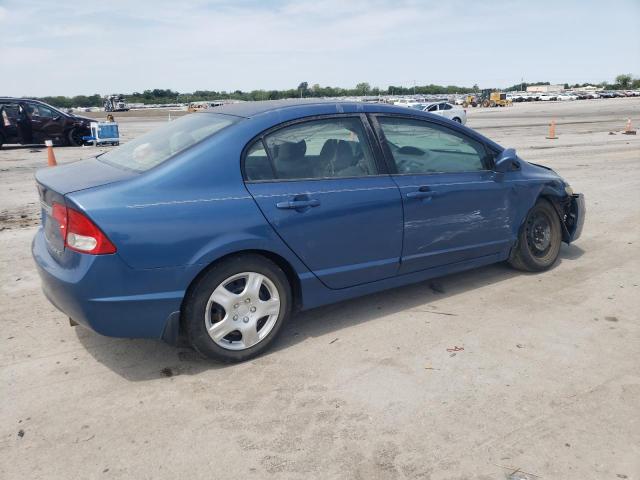 2HGFA1F59BH506684 - 2011 HONDA CIVIC LX BLUE photo 3